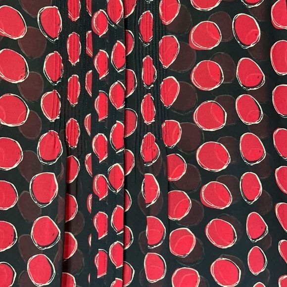 Sheer Banana Republic Navy/Pink Flowy Blouse - Picture 6 of 16